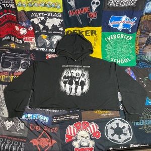 The Craft Crop Top Hoodie Size XXL ripple junction